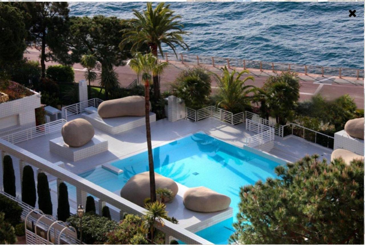 Monaco, Elegant, Quiet, Recently Renovated Apartment With Terrace, Pool, Garden View Monte Carlo Buitenkant foto